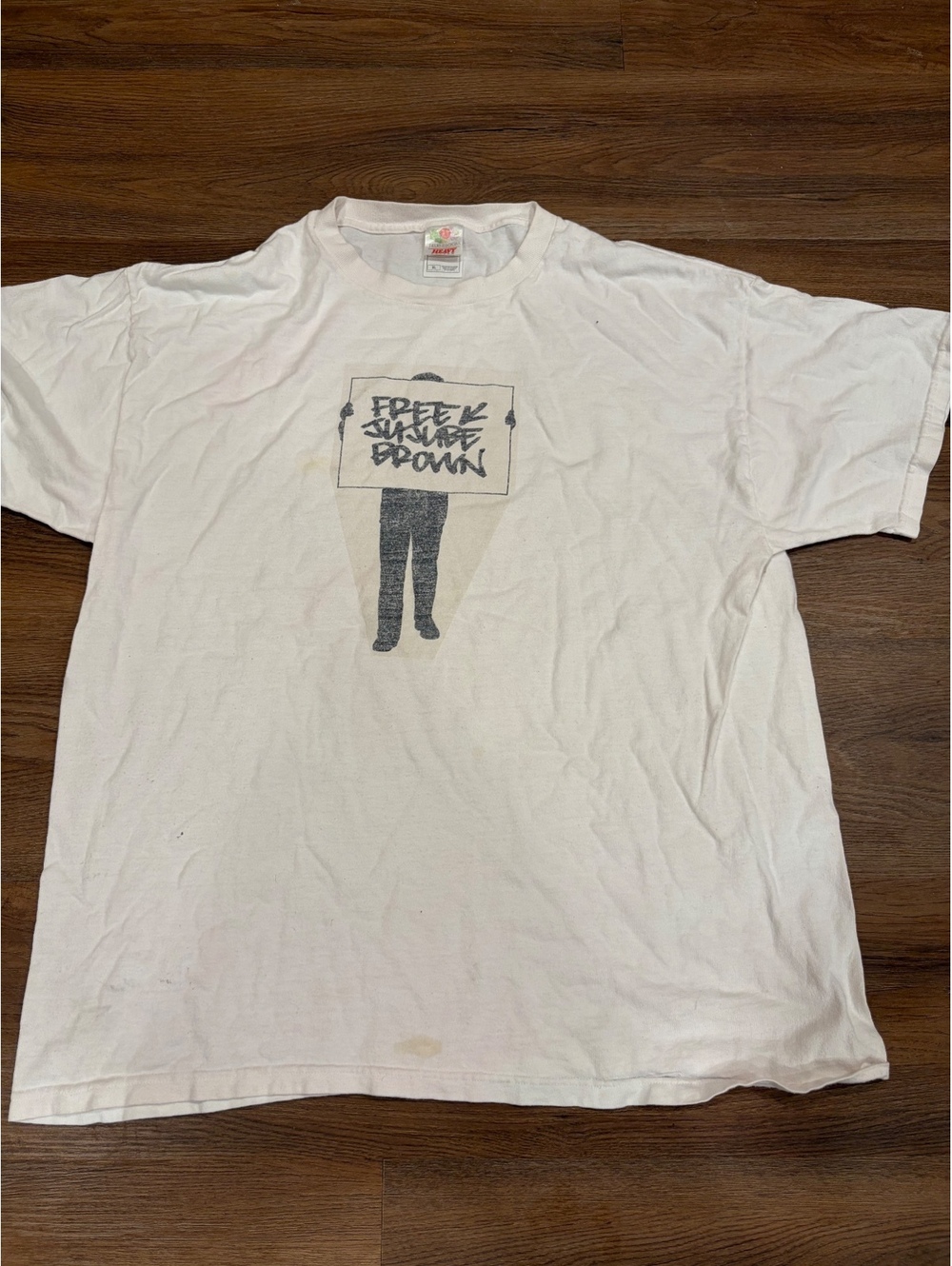 Fruit of the Loom Heavy white Free Susanne Bjon T-shirt